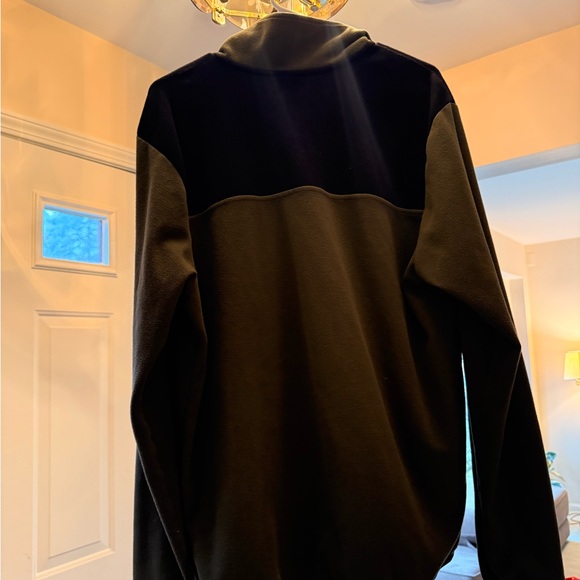 The North Face Men's TKA Glacier Snap-Neck Pullover Green - Picture 5 of 7